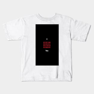 Love Binary Code Kids T-Shirt